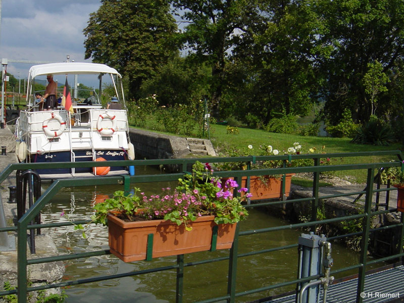 Schleuse zwischen Rhein und Rh�ne