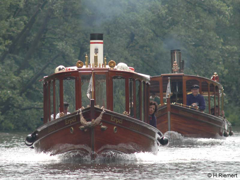 DB ERPEL und DB M�NCHHAUSEN auf der M�ritz-Havel-Wasserstra�e